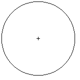 The Background Eraser Tool circle and crosshair. 